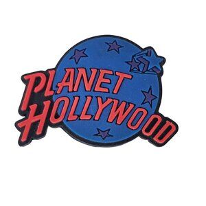Planet Hollywood Magnet Kitchen Fridge Vintage PVC Rubber